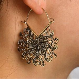 New 18k gold plated boho Earrings